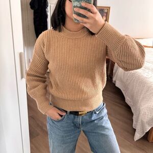 Madewell fisherman knit sweater